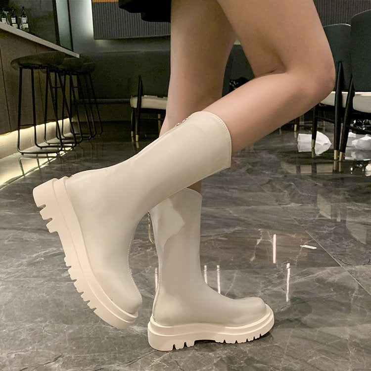 Women's rubber boots with non-slip sole and high shaft, size Valenzora