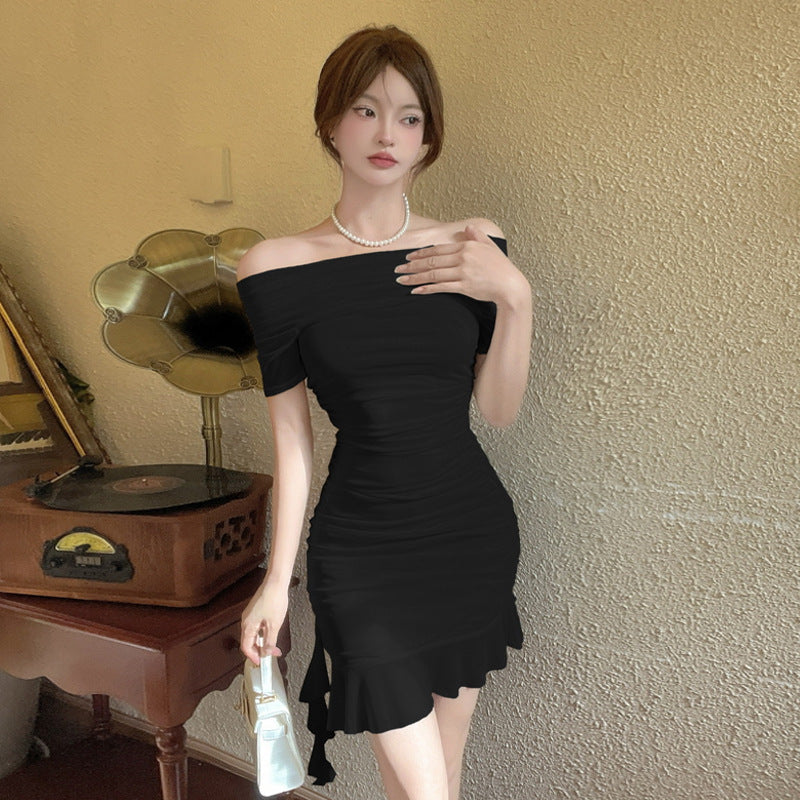 Valenzora | Mesh Off-Shoulder Bodycon Dress
