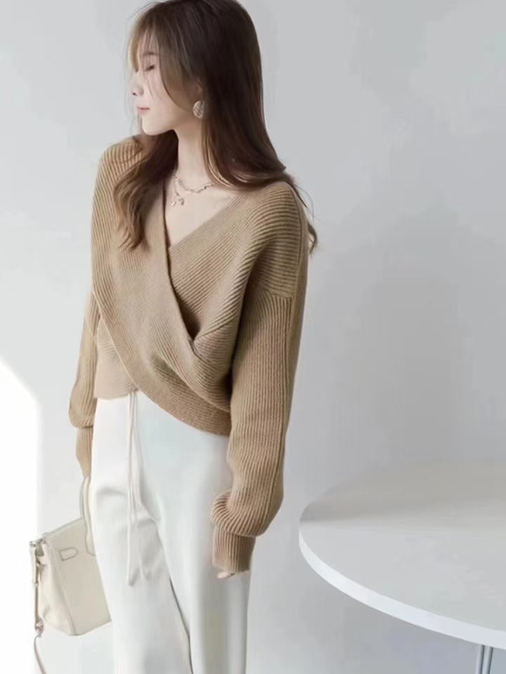 Valenzora | My Heart Plus Size Crop Sweater