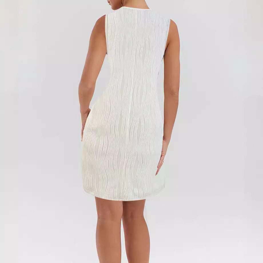 Women's Wave Texture Dress Size