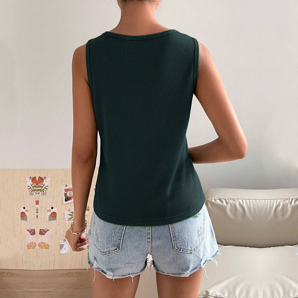 Valenzora | Waffel-Homewear-Tanktop