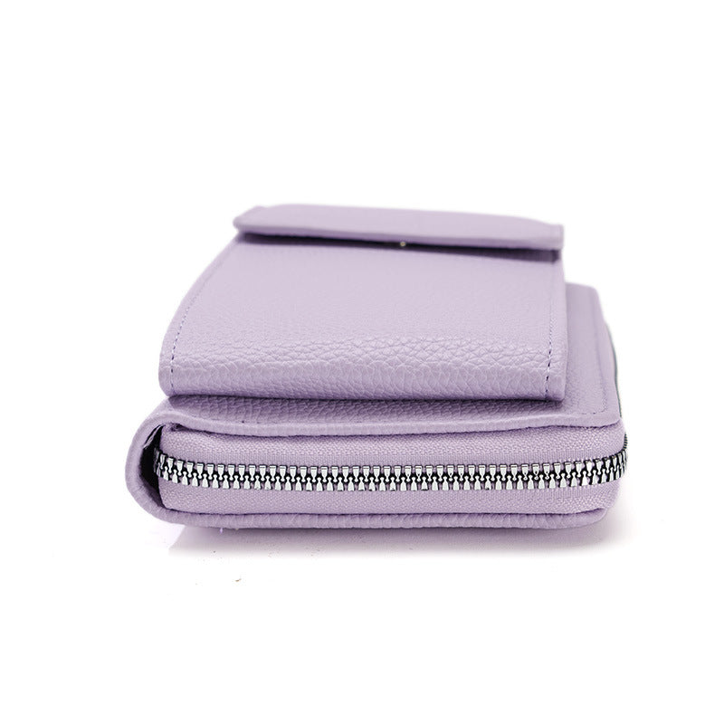 Valenzora shoulder bag with cell phone compartment