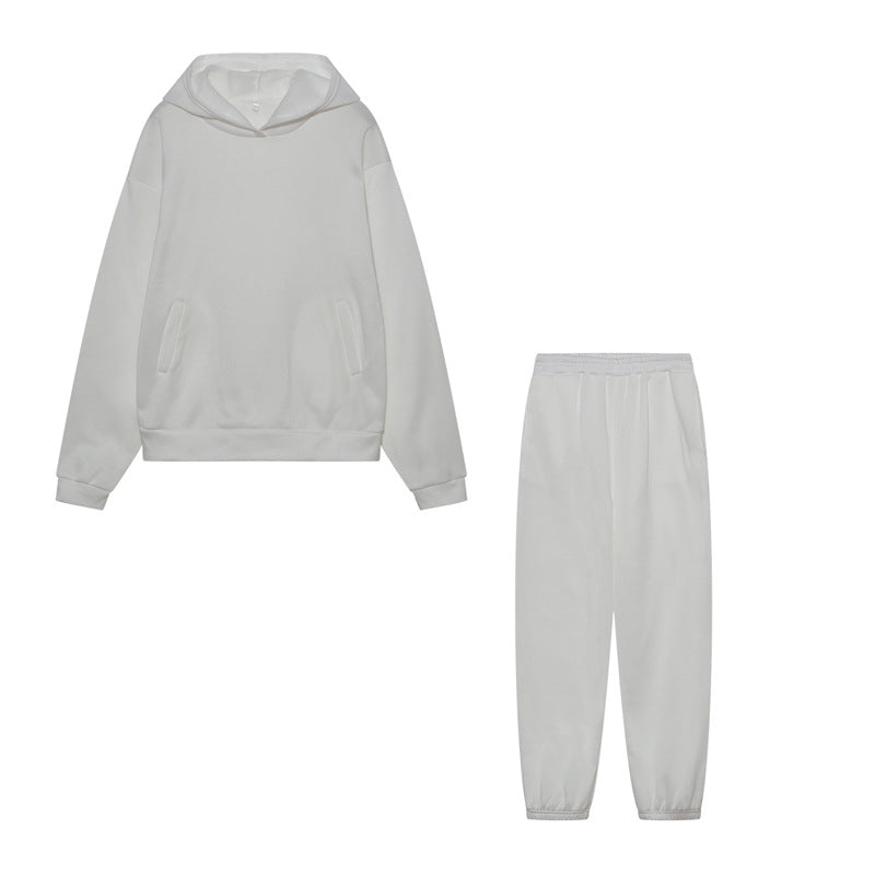 Women's sporty set with hoodie and jogging pants, size