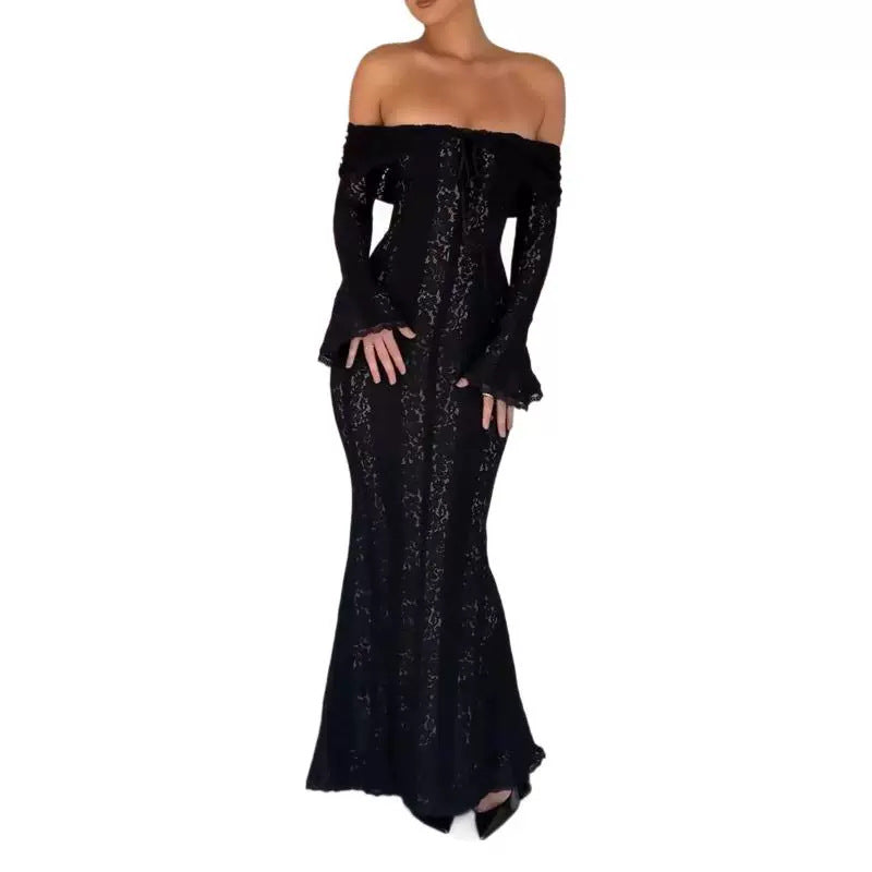 Valenzora | Flared Sleeve Bodycon Waist Dress