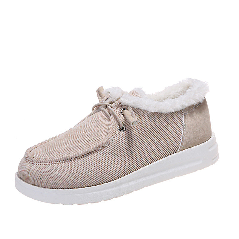 Valenzora - Elegant winter sneakers with fur lining