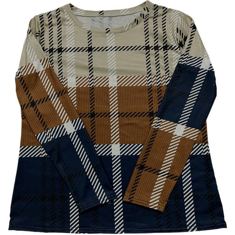 Valenzora | Bedrucktes lässiges Pullover-Oberteil