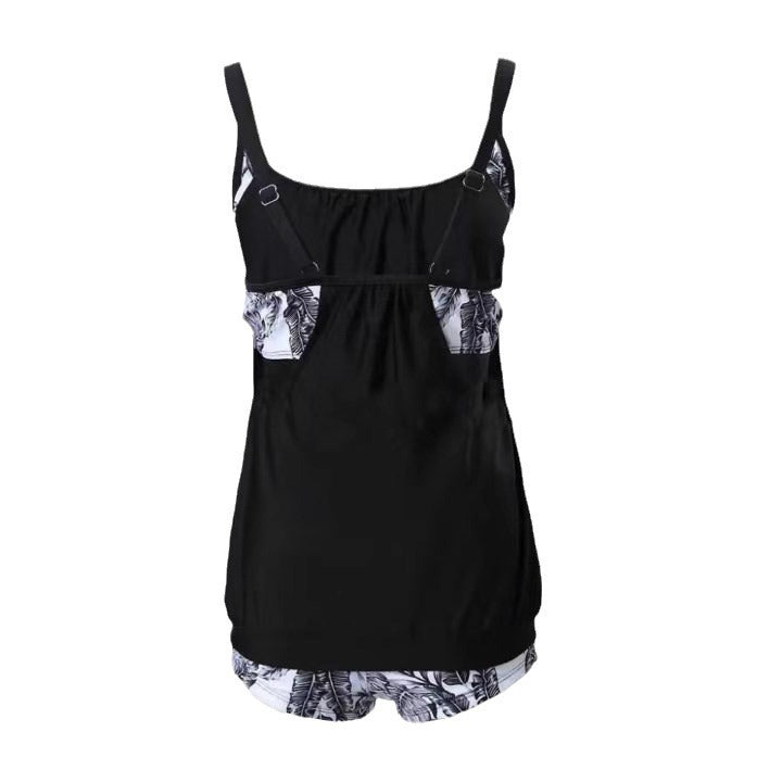 Valenzora | Women's tankini set with floral shorts and comfortable straps