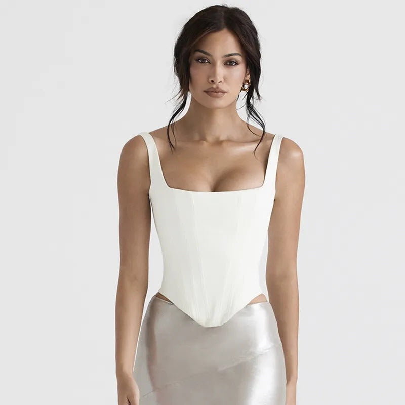 Valenzora | Fairy Pink Satin Longline Corset