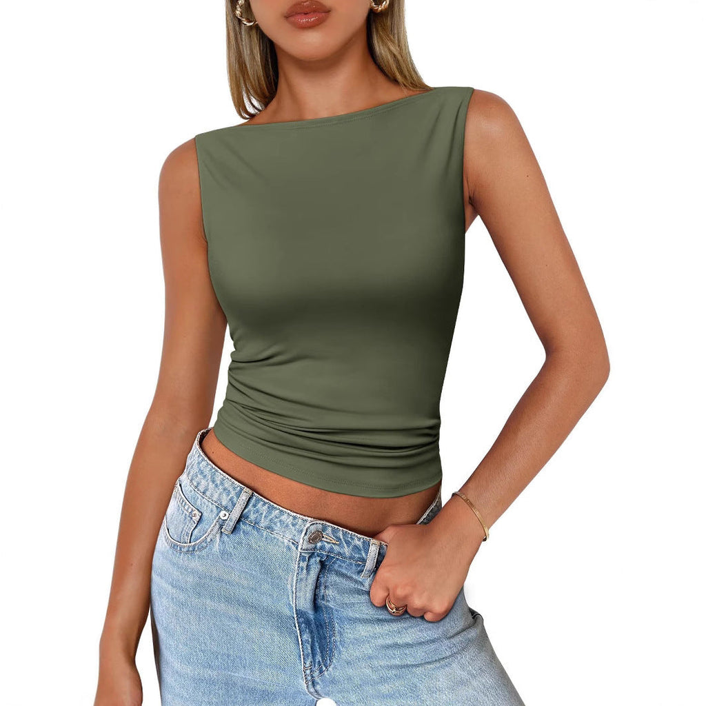 Valenzora | Sleeveless slim fit tank top