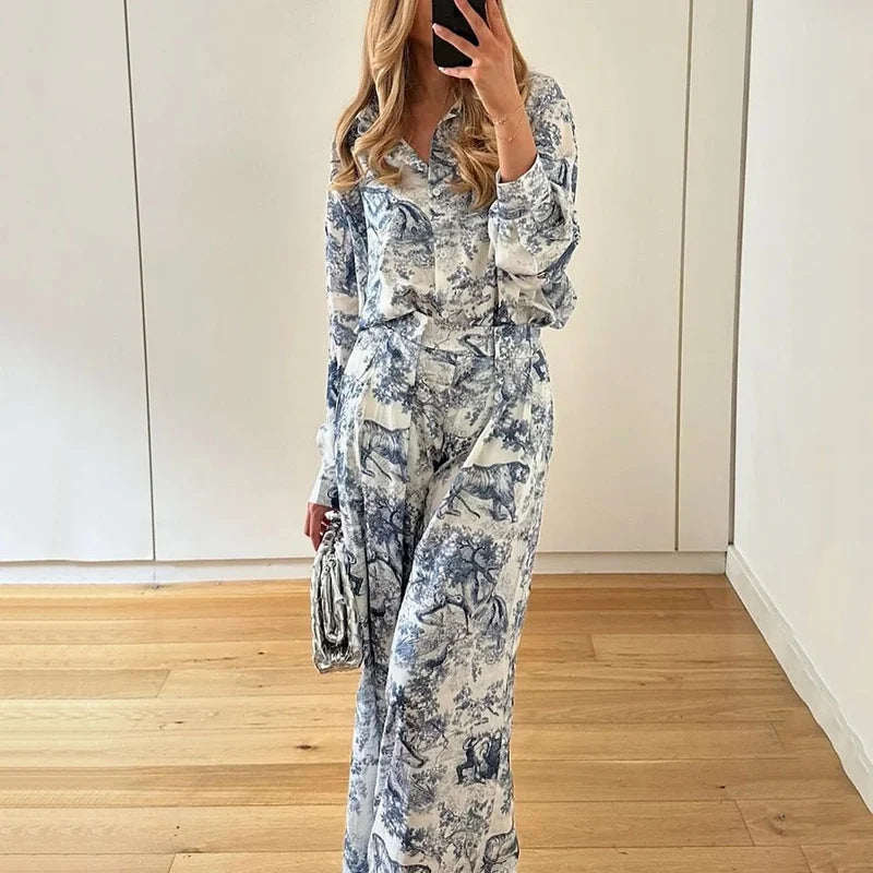 Damen-Jumpsuit mit Blumenmustern und eleganter Passform, Größe