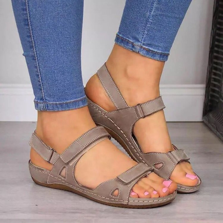 Women's Comfortable Sporty Sandals with Adjustable Straps, Size