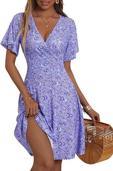 Blossomé™ - Elegant floral mini dress for women