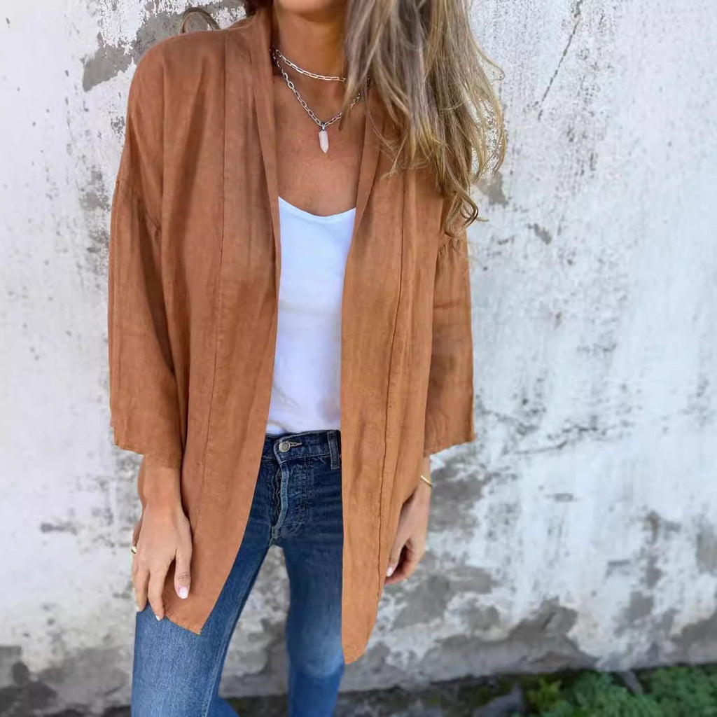 Women's casual summer jacket size