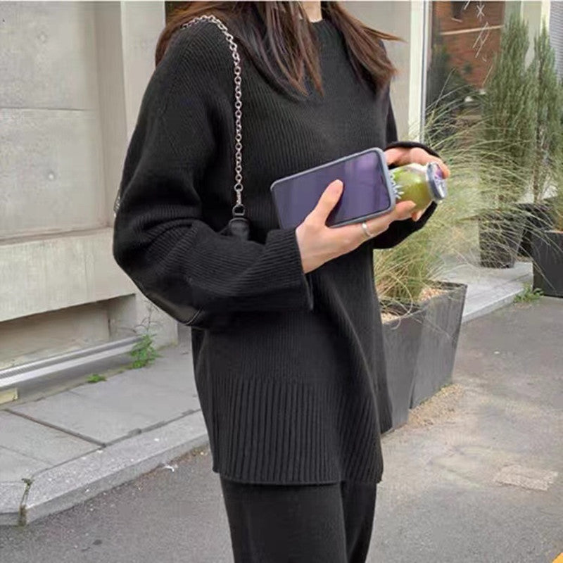 Valenzora | Straight-leg wide-leg trouser suit