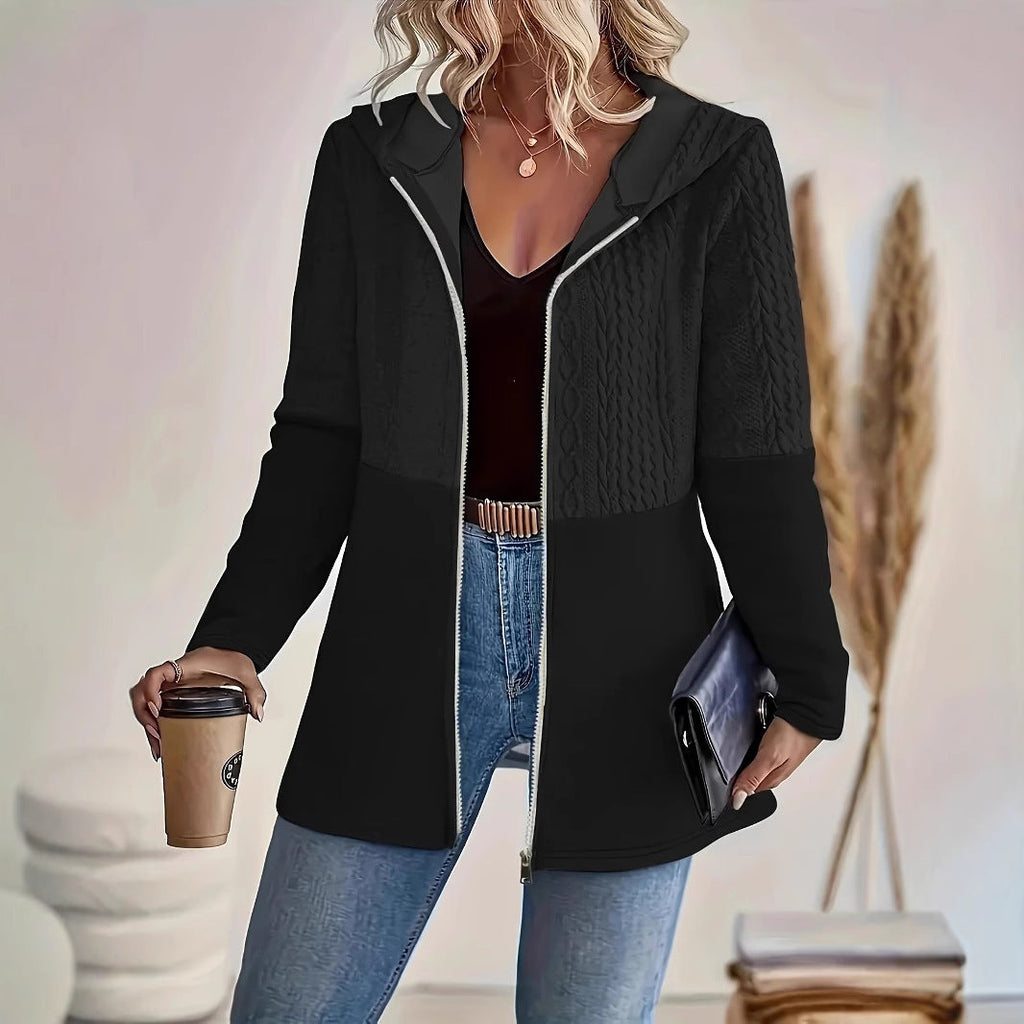 Valenzora | Damen-Kapuzenpullover mit Reißverschluss
