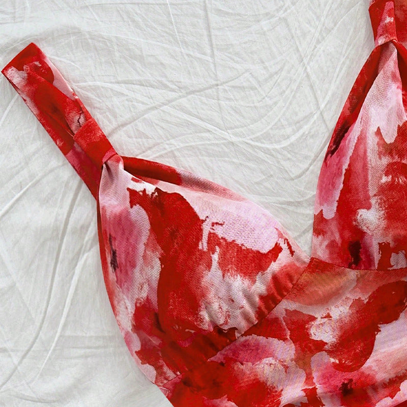 Women's top with a modified V-neck and sophisticated draping effect, size S