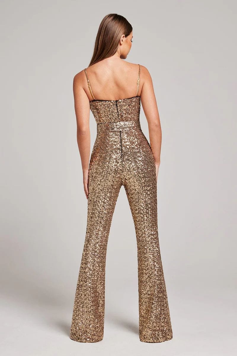 Valenzora | Glittering Sequin Jumpsuit for Women