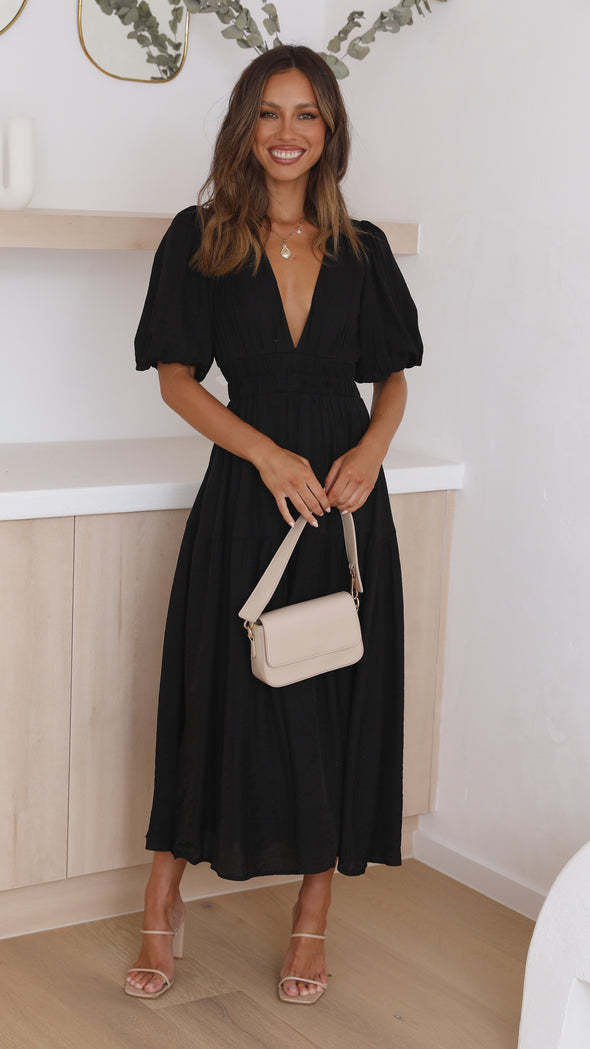 Valenzora | Eng anliegendes Midikleid