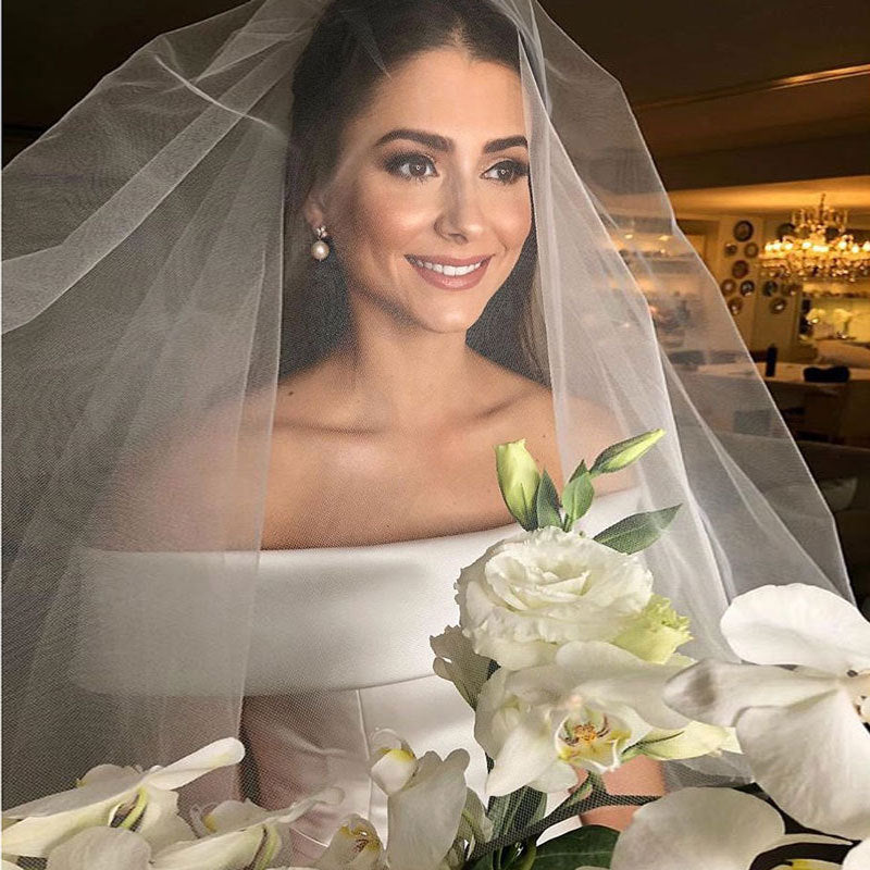 Valenzora | Elegant Women's Wedding Off-neck Dress