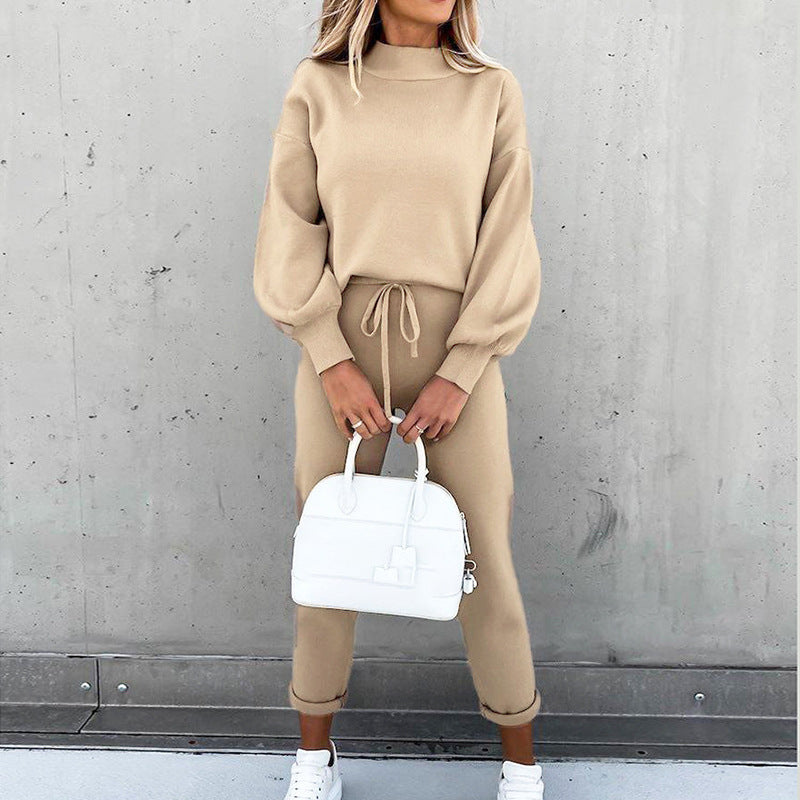 Valenzora | Lace-up trousers two-piece set