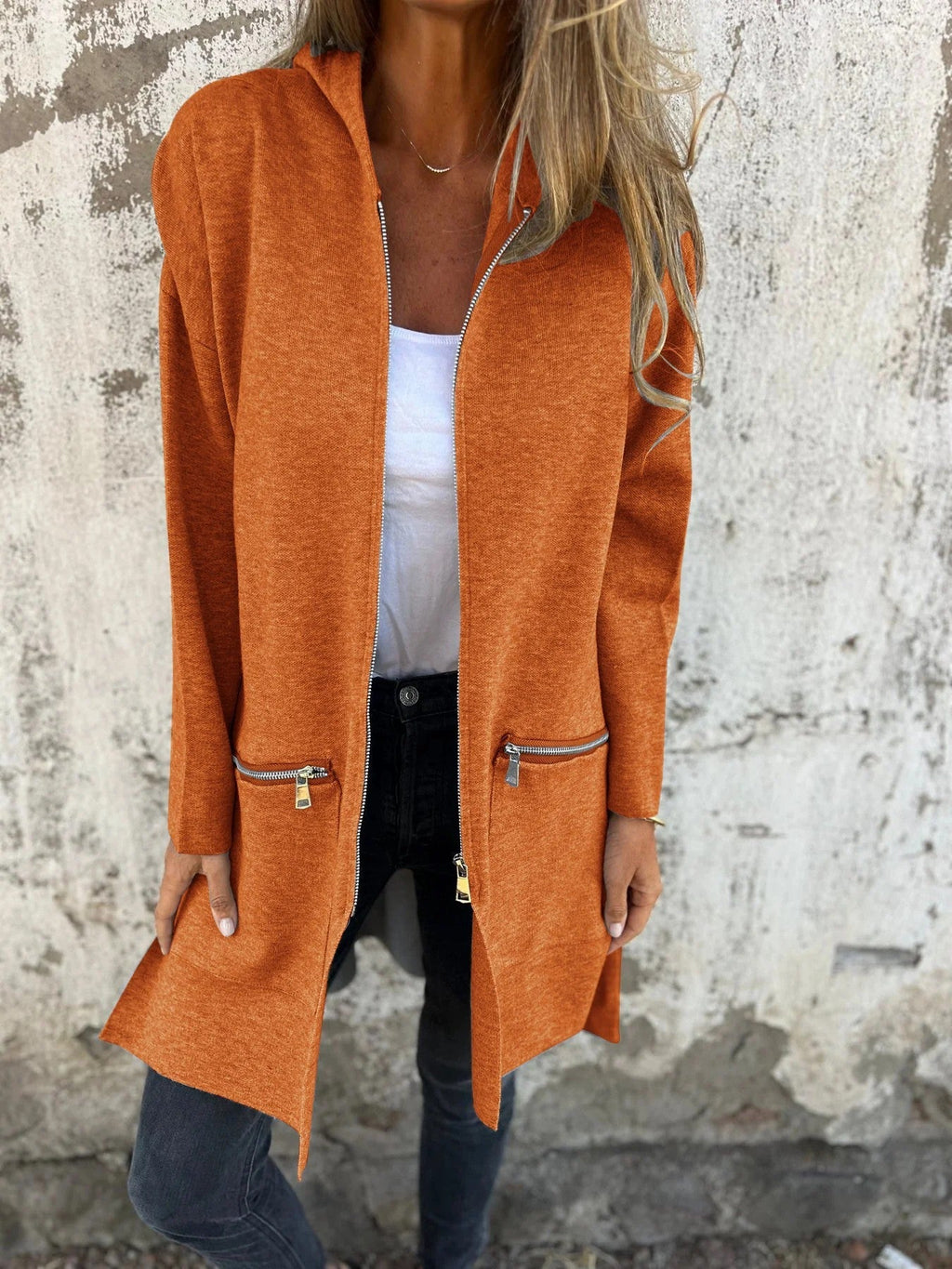 Valenzora | Jacken-Set mit Reißverschluss-Kapuzenpullover