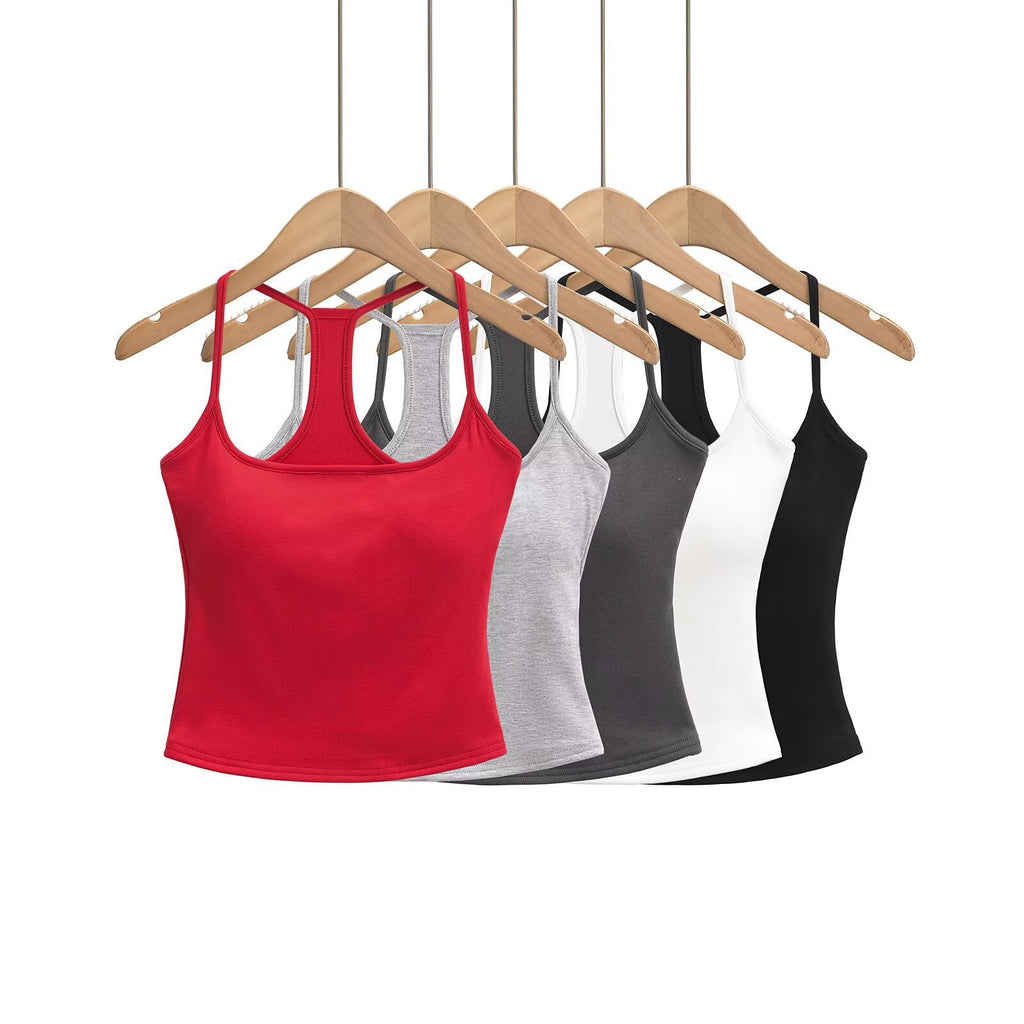 Women's sporty tank top with breathable material and sporty design, size S