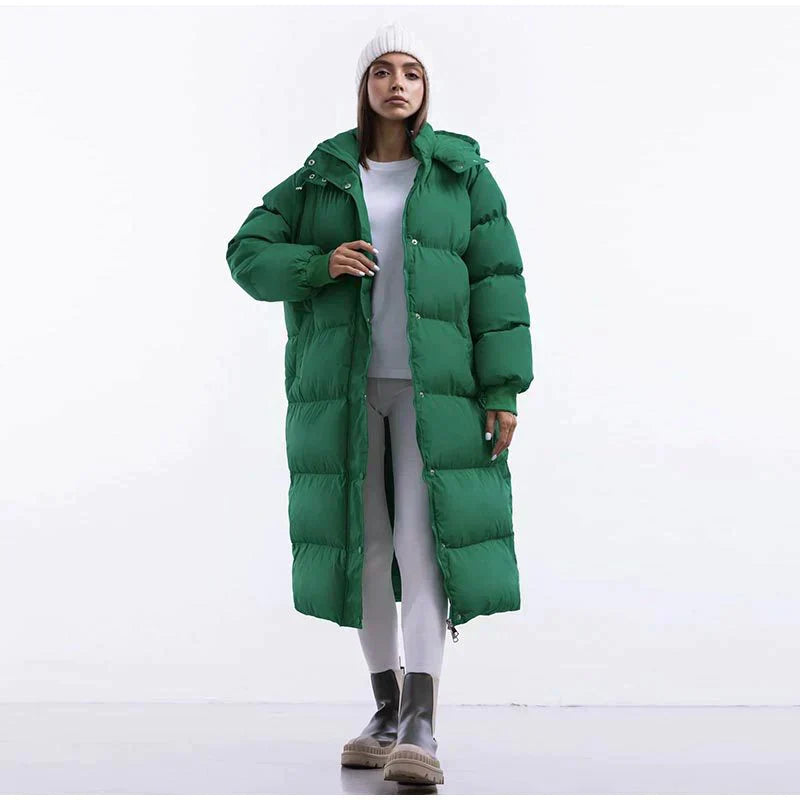 Valenzora | Long Padded Winter Jacket for Women