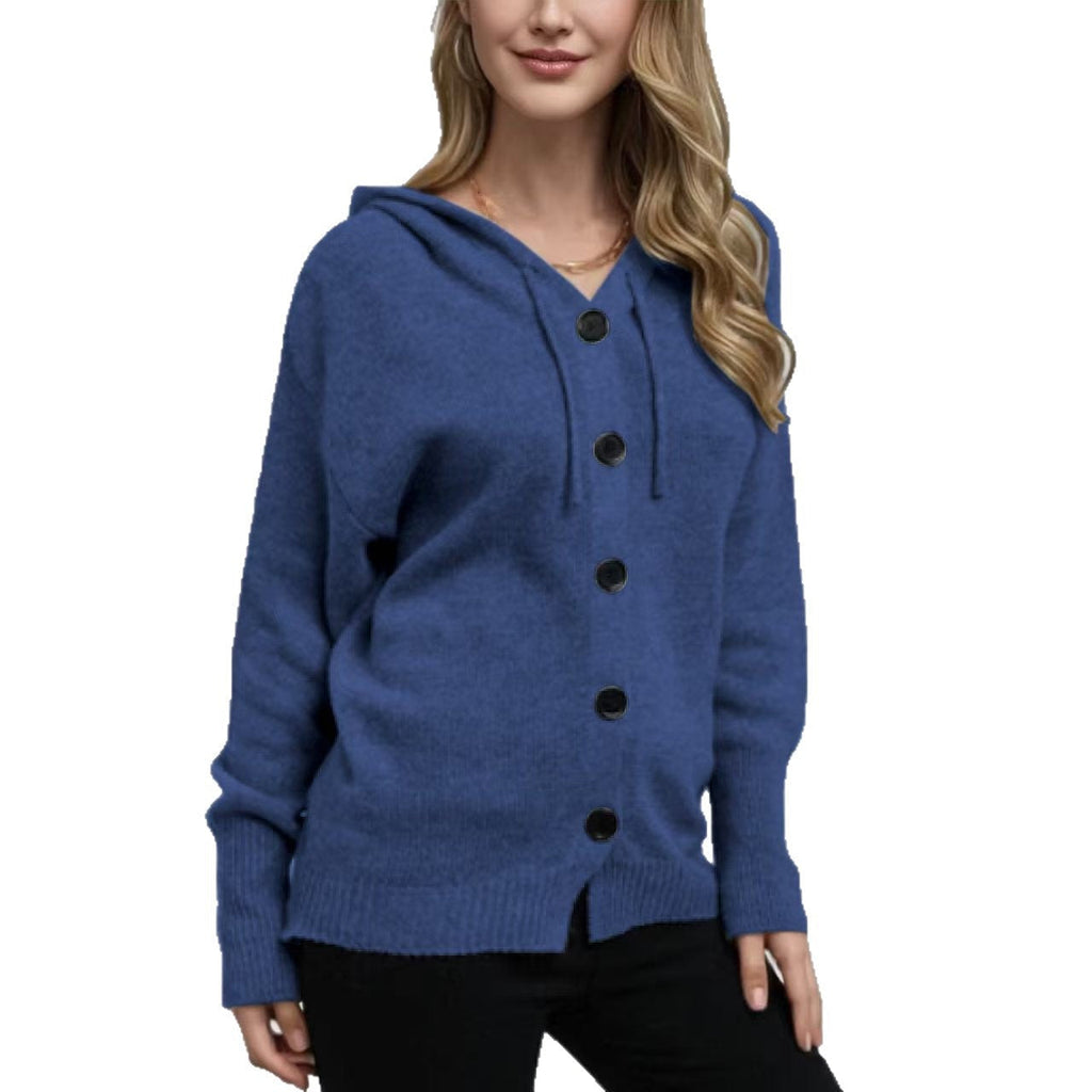 MIA™ - Strickjacke mit Kapuze und Kordelzug