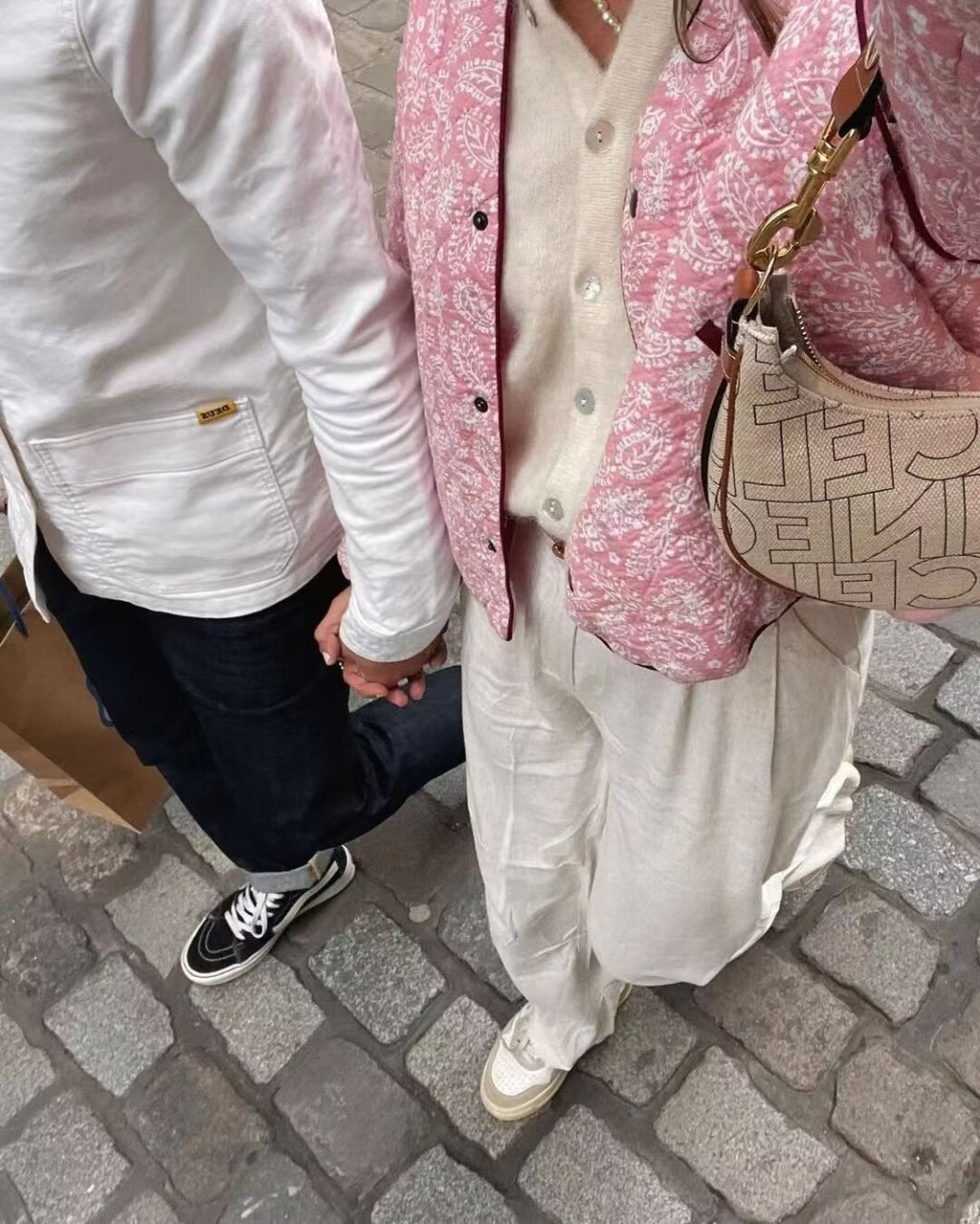 Valenzora | Rosa Sommerjacke Mit Print