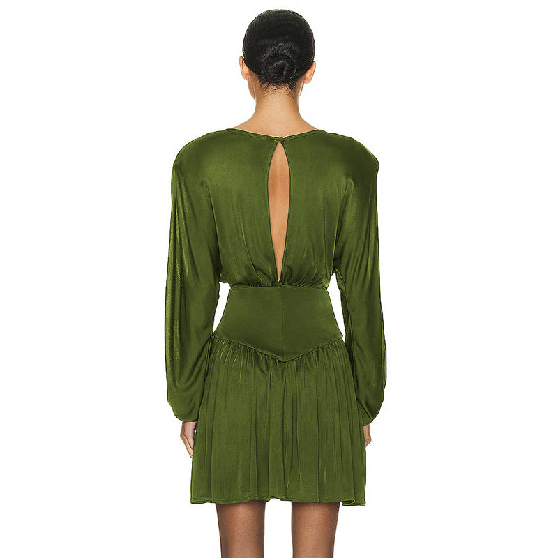 Damenabendkleid mit weiten Ärmeln und schmeichelhaftem Schnitt, Größe S