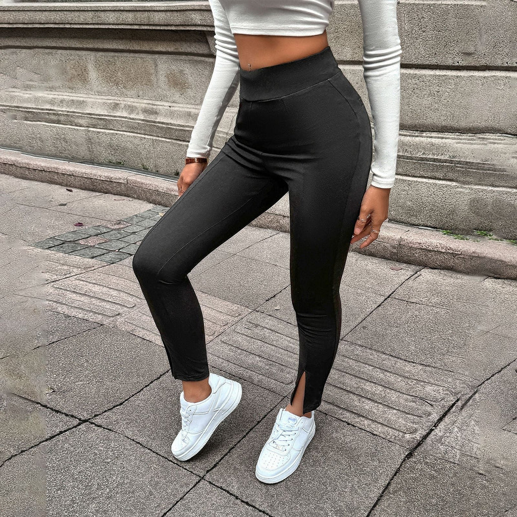 Valenzora trousers in a pure color with temperament