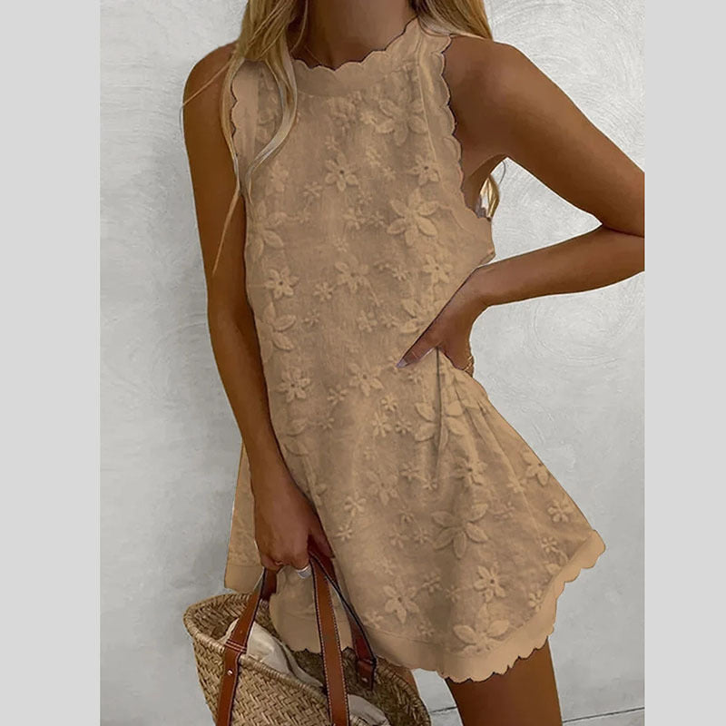 Women's summer dress in floral design, size