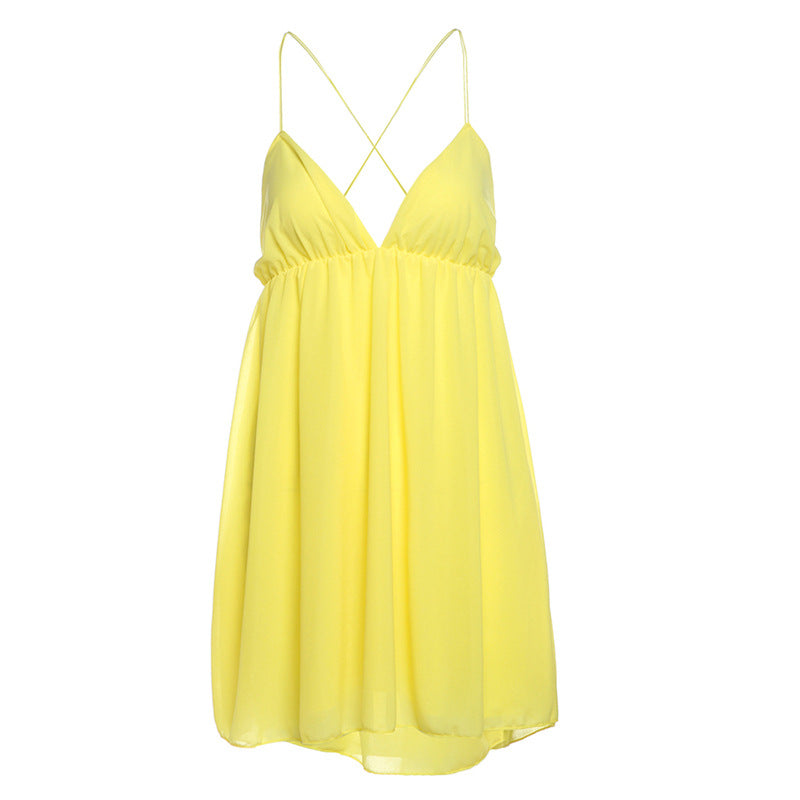 Valenzora | Backless Maxi Dress with Cut-Out: Timeless Summer Elegance