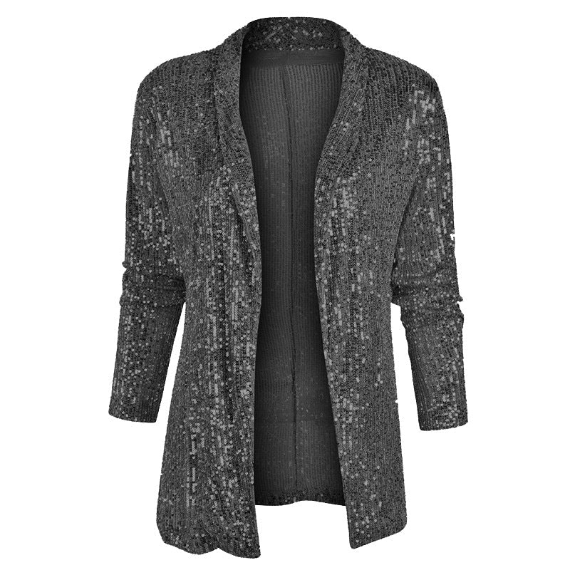 Women's Glamorous Sequin Blazer SIZE