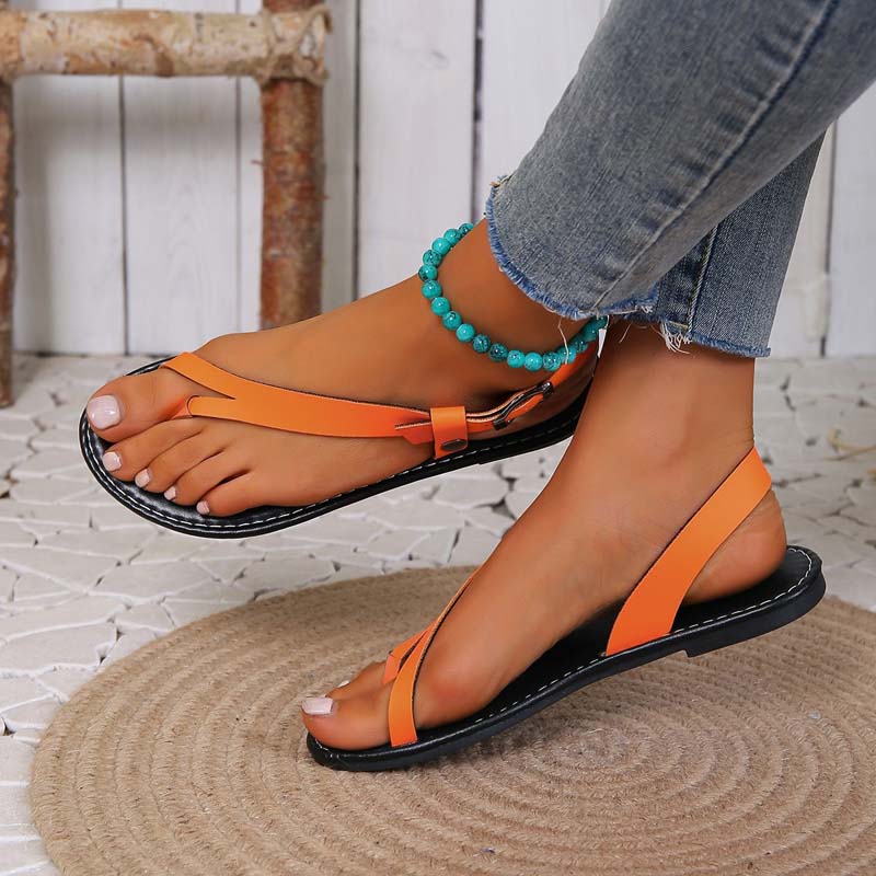 Valenzora | Minimalist Sandals with Buckle for Women