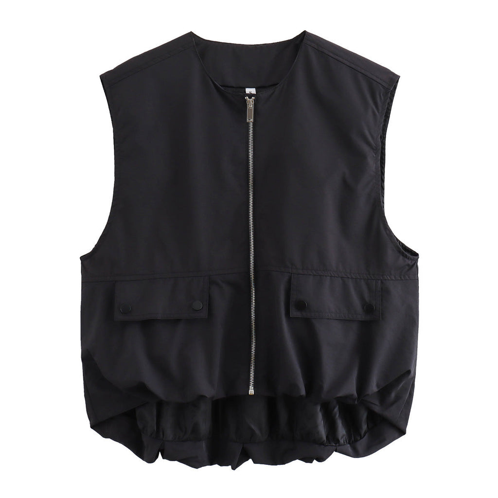 ValenzoraMODE | Lässige Strickjackenweste Tanktop