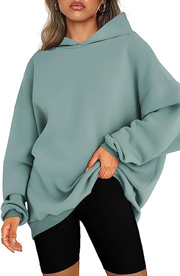 Damen-Oversize-Hoodie mit Seitenschlitzen, Größe
