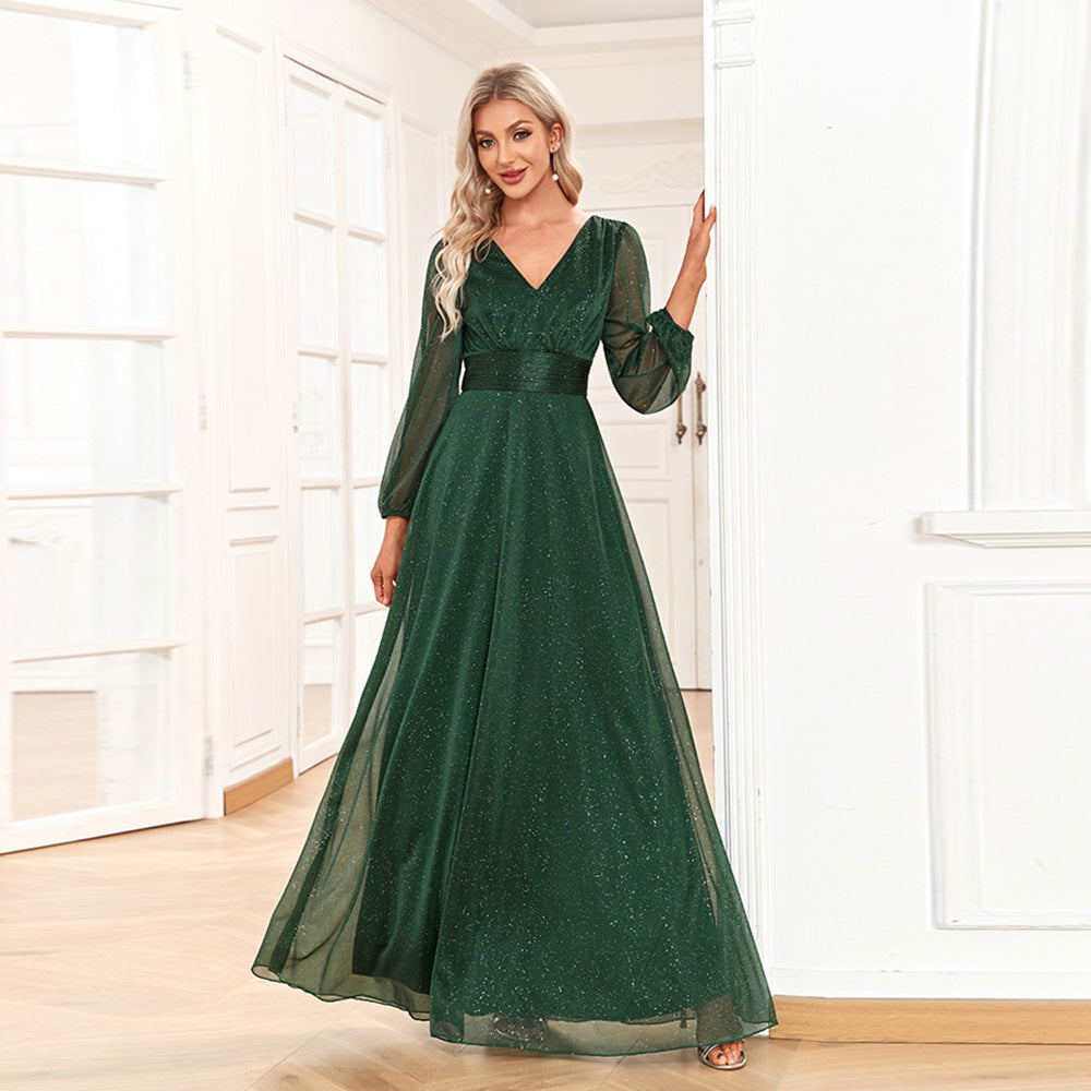 Valenzora | Cocktail Evening Dress Kor Costumes Plus Size Long Host Solo Green Dress
