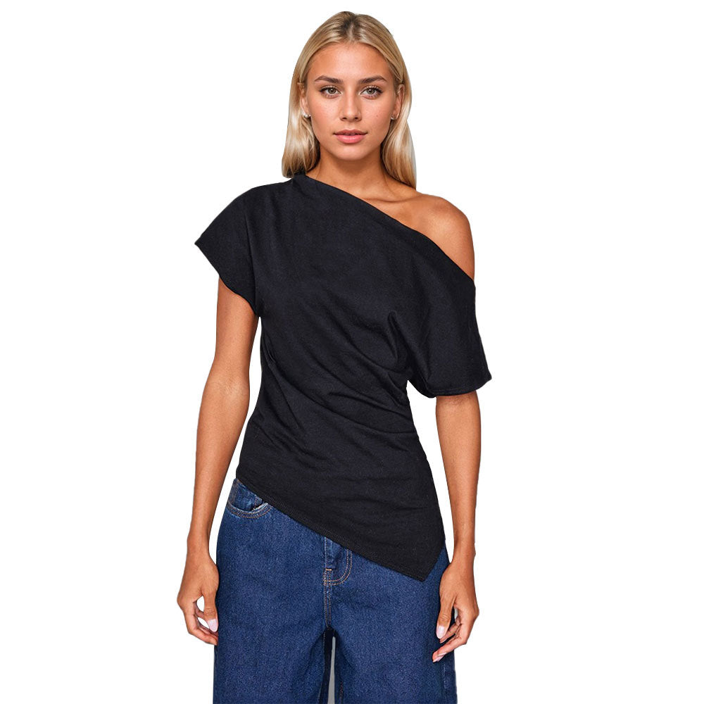 Women's asymmetrical top, size