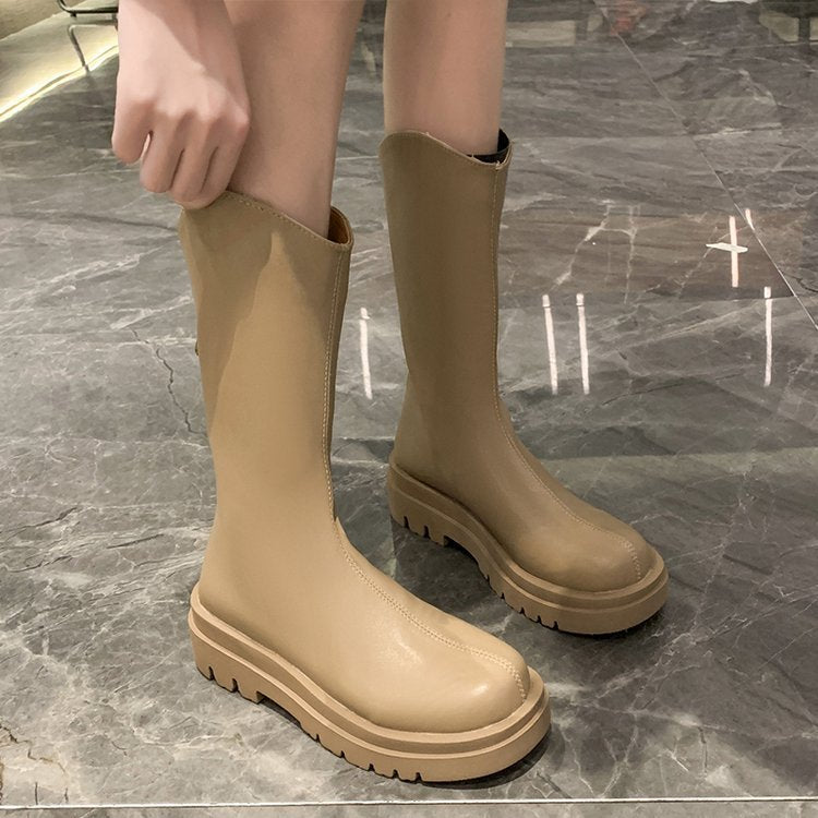 Women's rubber boots with non-slip sole and high shaft, size Valenzora