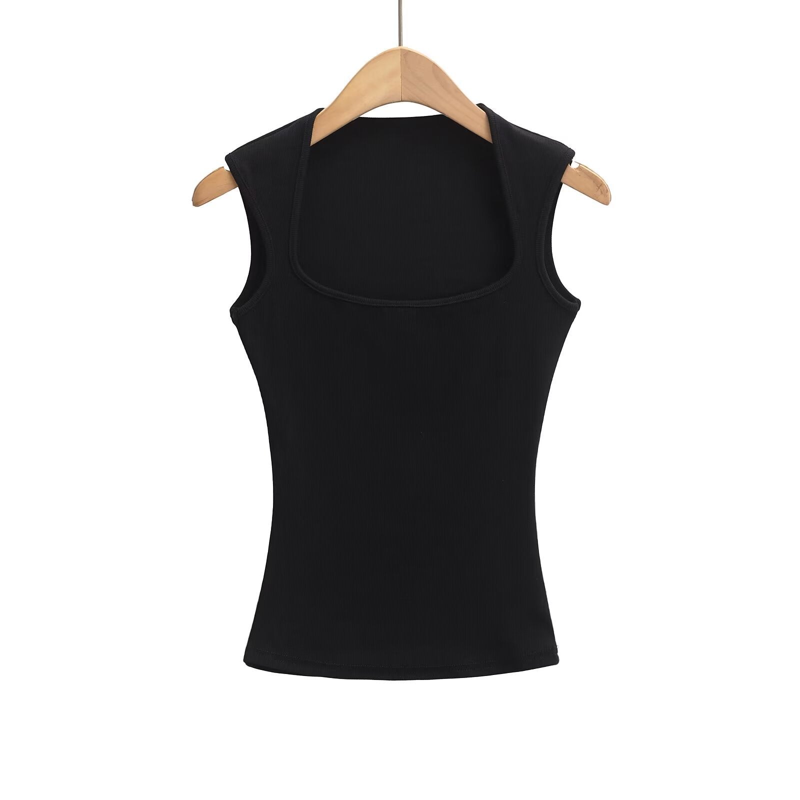 Damen-Sleeveless-Top aus weichem, dehnbarem Material, Größe