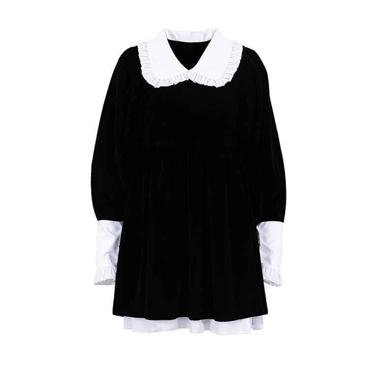 Valenzora | Luxurious French Style Doll Collar Fashion Dress