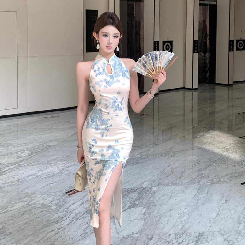 Valenzora | Socialite Cheongsam Vintage Slim Dress