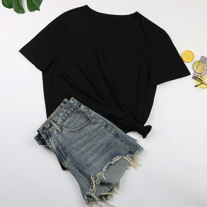 Damen-Basic-T-Shirt mit entspannter Passform und hochwertiger Baumwolle, Größe [Größe fehlt]
