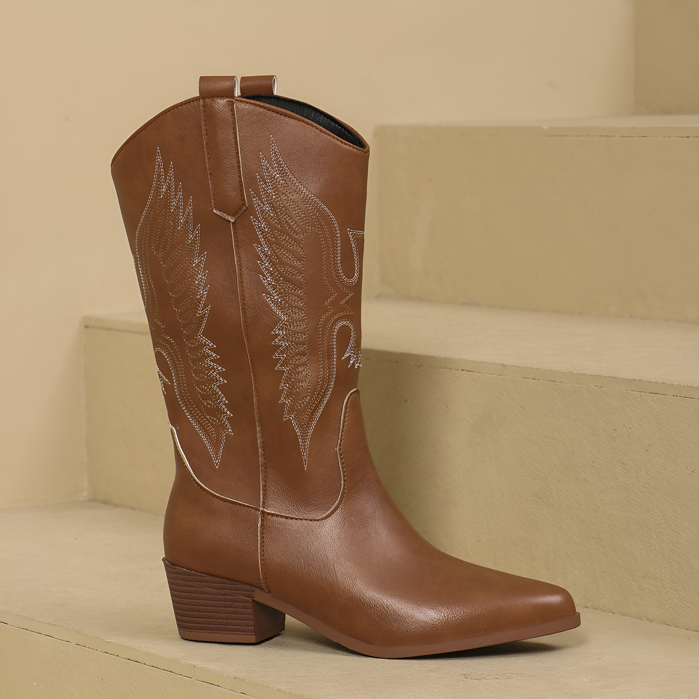 Valenzora | Stylish cowgirl knee-high boots