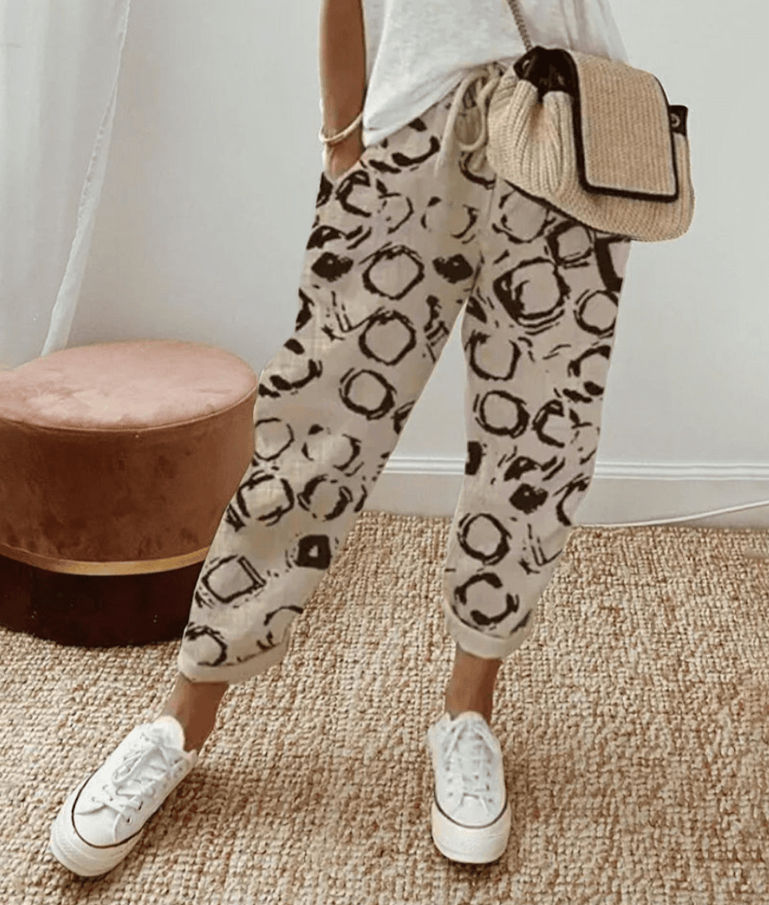 Eva™ | Stylish trousers made from cotton-linen