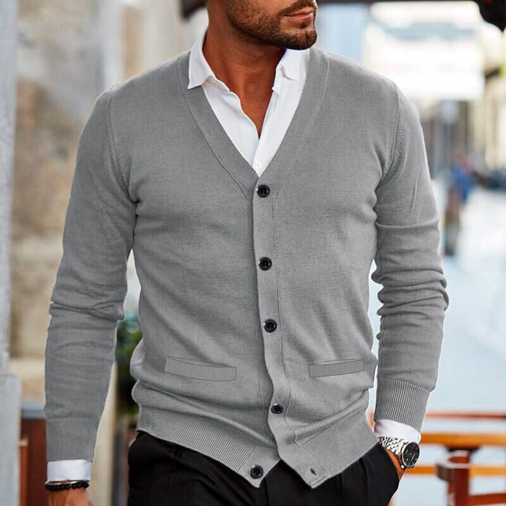 Valenzora | Cardigan aus Baumwolle – Elegant & klassisch