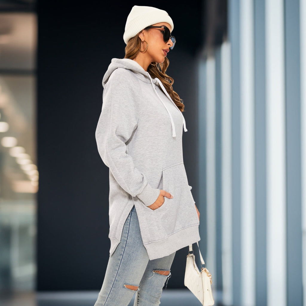 Valenzora | Elegant oversized dress with hood