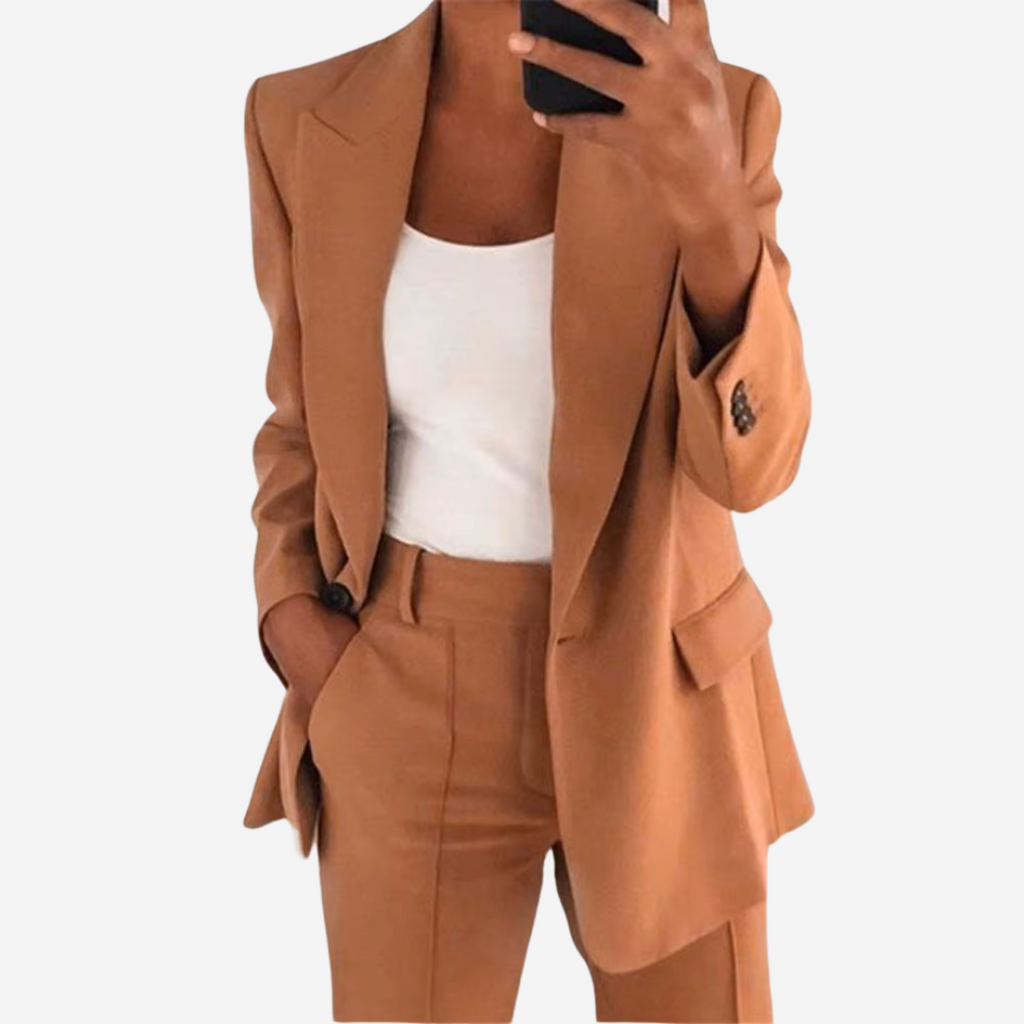 Valenzora | Two-Piece Blazer and Trousers Set for Women
