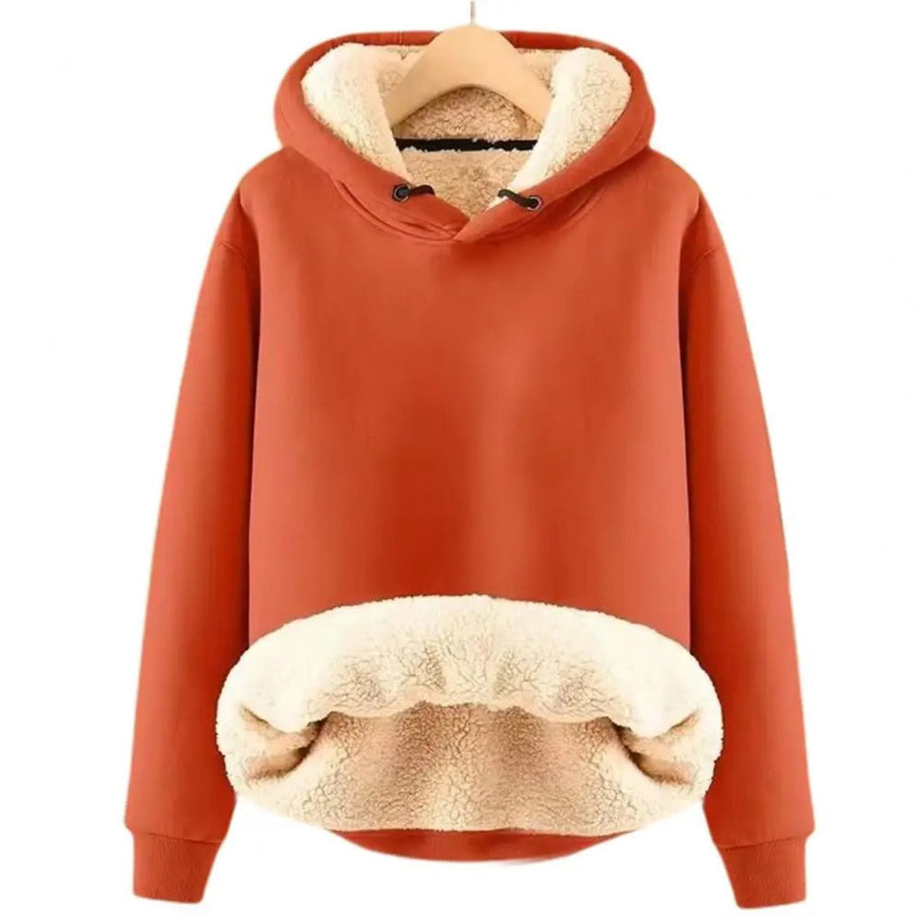 Valenzora | Bequemer warmer Kapuzenpullover für Damen